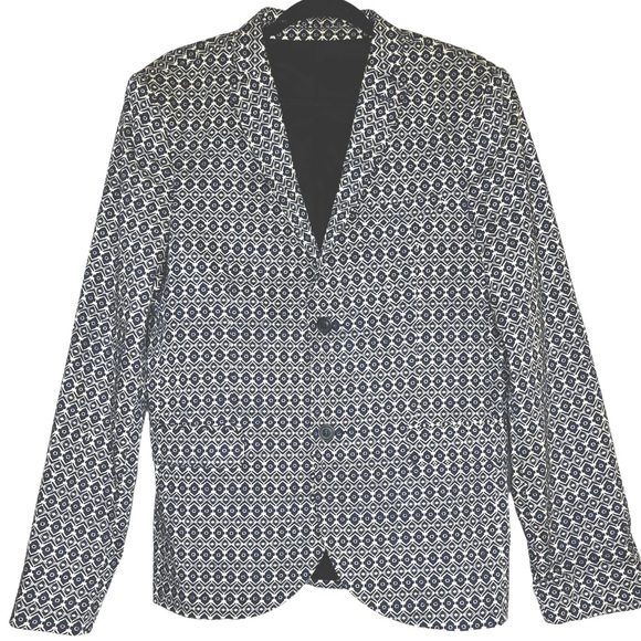 Topman Men’s Print Blazer Jacket - Picture 2 of 6